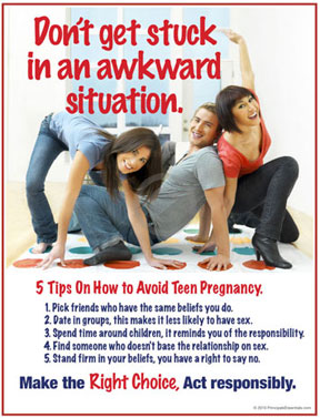 teen pregnancy prevention posters